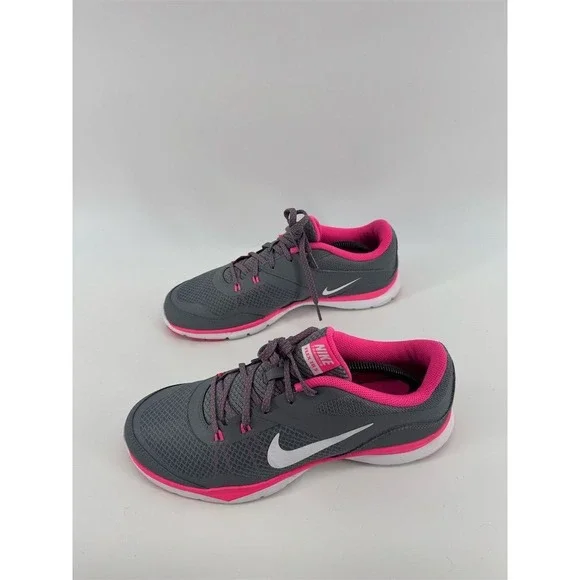 Nike Flex Trainer 5 Women's Running Shoes Gray Size 8 Breathable - Picture 4 of 6